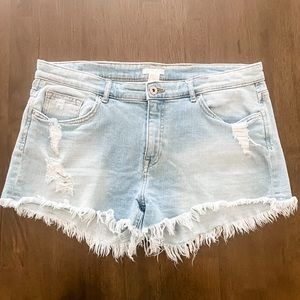H&M Denim Shorts ~ Size 12